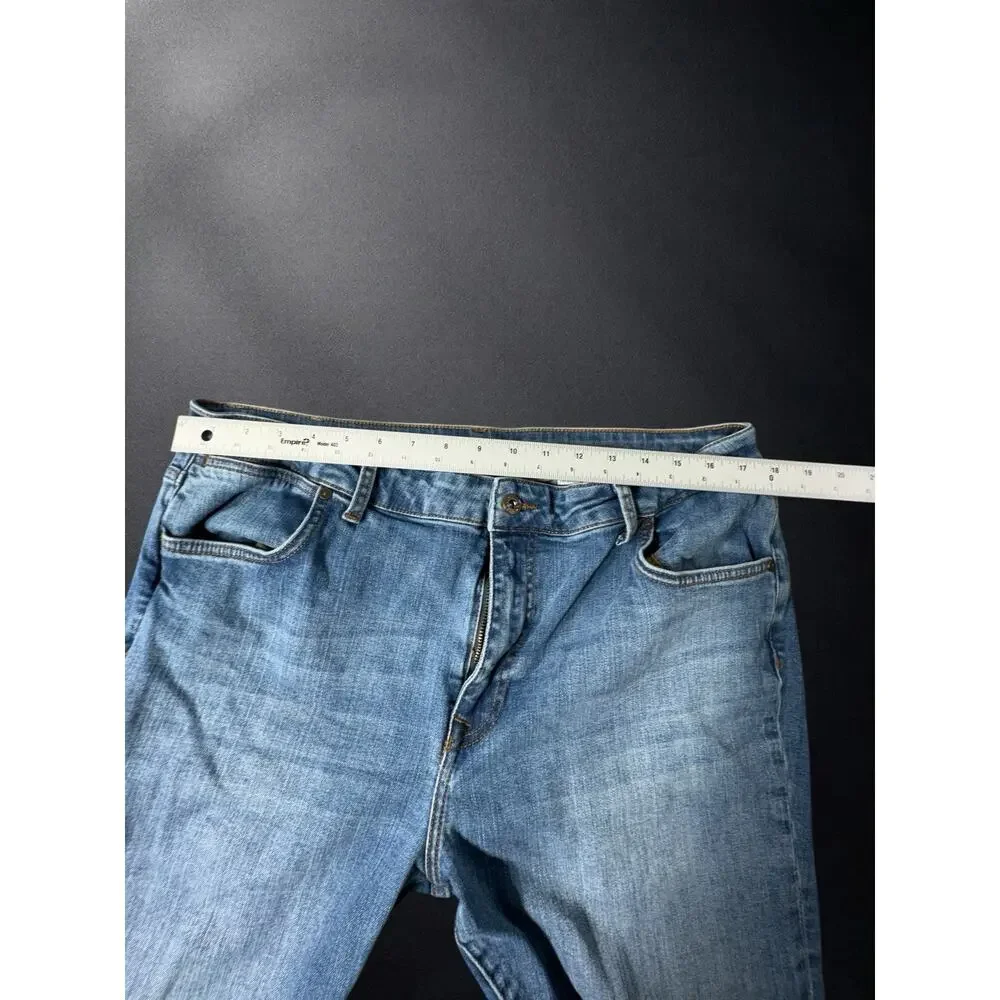 Tecovas Womens Jeans Sz 33 High Rise Tapered Western Cowboy Medium Wash - Picture 5 of 8
